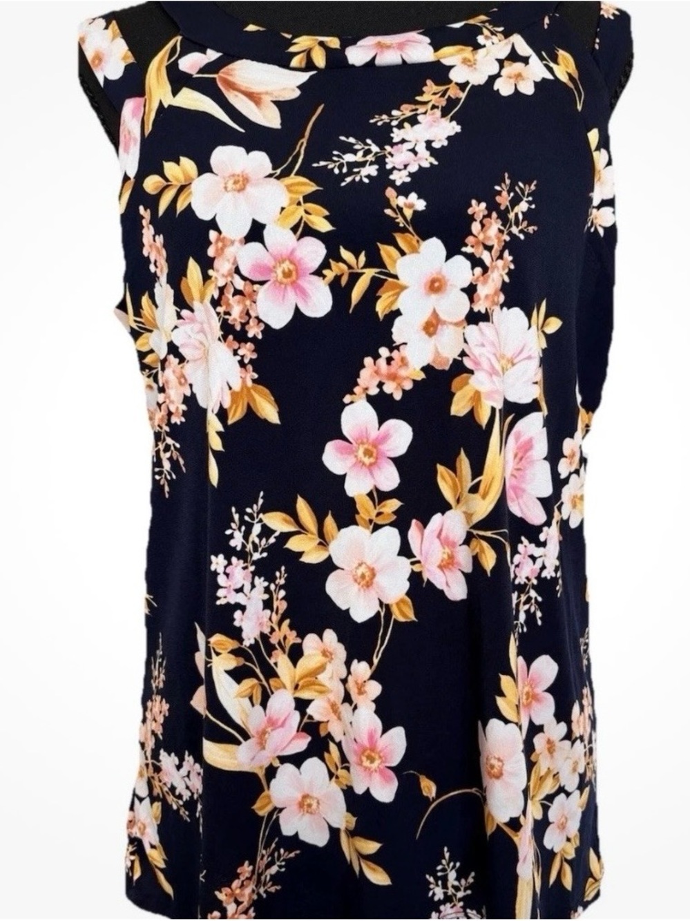 Diana Belle Floral Scoop Tank Top, Daye Night, Work Wear, Weekend Casual